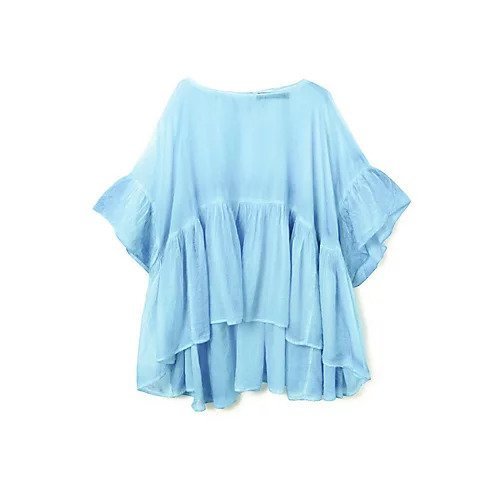 【ミズイロ インド/mizuiro ind】のピグメントダイギャザーブラウス 人気、トレンドファッション・服の通販 founy(ファニー) 　ファッション　Fashion　レディースファッション　WOMEN　トップス・カットソー　Tops/Tshirt　シャツ/ブラウス　Shirts/Blouses　人気　Popularity　今季　This Season　other-2|ID: prp329100004551017 ipo3291000000032164454