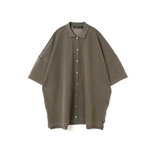 【ミズイロ インド/mizuiro ind】のワイドニットシャツ 人気、トレンドファッション・服の通販 founy(ファニー) 　ファッション　Fashion　レディースファッション　WOMEN　トップス・カットソー　Tops/Tshirt　ニット　Knit Tops　シャツ/ブラウス　Shirts/Blouses　シアー　Sheer　ボトム　Bottom　ポロシャツ　Polo Shirt　夏　Summer　洗える　Washable　other-2|ID: prp329100004551024 ipo3291000000032164494