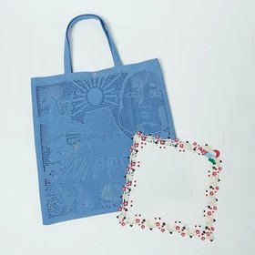 【近沢レース店/Chikazawa Lace】の【LEE厳選】【洗える】和ハンカチ&レーストートセット 人気、トレンドファッション・服の通販 founy(ファニー) ファッション Fashion レディースファッション Fashion for Women バッグ Bags ハンカチ Handkerchief, Hanky パターン Pattern, Design Print モチーフ Motif, Design Theme 洗える Machine Washable |ID:prp329100004551030