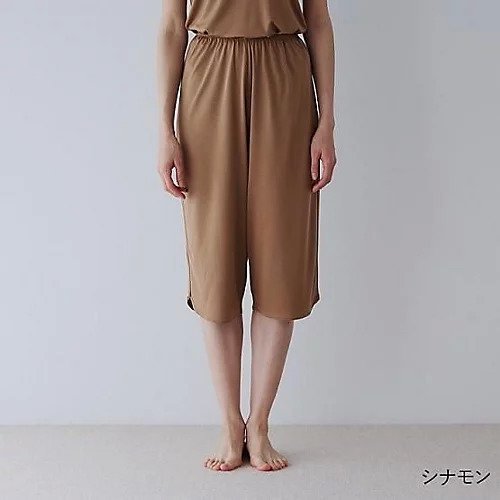 【ドレスハーセルフ/DRESS HERSELF】のインナー/シルク ロングキュロットペチコート【洗濯機可】 インテリア・キッズ・メンズ・レディースファッション・服の通販 founy(ファニー) 　ファッション　Fashion　レディースファッション　Fashion for Women　アウター　Coat / Outerwear Collection　コート・ロングコート・ピーコート　Long Coats, Peacoats & More　インナー　Innerwear　キュロット　Culottes, Wide Shorts　ショート　Short, Short Length　シルク　Silk, 100% Silk　シンプル　Simple, Minimal　ペチコート　Petticoat, Underskirt　ロング　Long, Long-Length　人気　Popular, Best Seller　シナモン|ID: prp329100004551033 ipo3291000000032165931