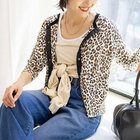 【リエミラー/Rie Miller】の《手洗い可能》ヒョウ柄クルーネックカーディガン ベージュ系その他3|ID: prp329100004551123 ipo3291000000032166852