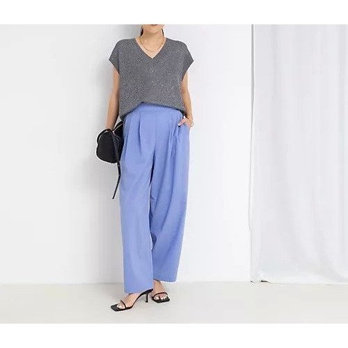 【ノーリーズ/NOLLEY'S】のラメスパンコールノースリーブVネックプルオーバーニット 人気、トレンドファッション・服の通販 founy(ファニー) 　ファッション　Fashion　レディースファッション　WOMEN　トップス・カットソー　Tops/Tshirt　ニット　Knit Tops　キャミソール / ノースリーブ　No Sleeves　プルオーバー　Pullover　Vネック　V-Neck　2025年　2025　2025春夏・S/S　Ss,Spring/Summer,2025　ショート　Short　バランス　Balance　ベスト　Vest　other-3|ID: prp329100004551126 ipo3291000000032166874
