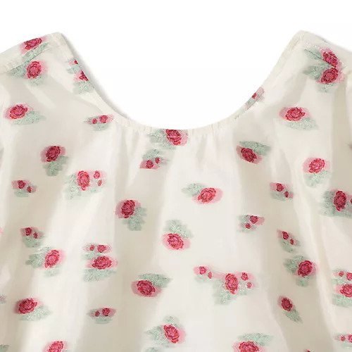 【ガニー/GANNI】のOrganza Jacquard Open-back Mini Dress 人気、トレンドファッション・服の通販 founy(ファニー) 　ファッション　Fashion　レディースファッション　WOMEN　ワンピース　Dress　ドレス　Party Dresses　2024年　2024　2024春夏・S/S　Ss,Spring/Summer,2024　オーガンジー　Organdy　シアー　Sheer　タイツ　Tights　タートルネック　Turtleneck　ドレス　Dress　モチーフ　Motif　レギンス　Leggings　洗える　Washable　other-3|ID: prp329100004551130 ipo3291000000032355153