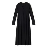 【エクラ/eclat】のVネックフレアワンピース 人気、トレンドファッション・服の通販 founy(ファニー) ファッション Fashion レディースファッション Fashion for Women ワンピース Dresses なめらか Smooth, Silky Texture フレア Flare, Flared ロング Long, Long-Length 別注 Limited Edition, Custom Order |ID:prp329100004551133