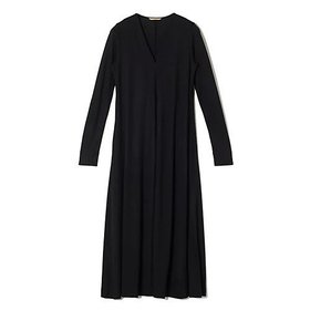 【エクラ/eclat】のVネックフレアワンピース 人気、トレンドファッション・服の通販 founy(ファニー) ファッション Fashion レディースファッション Fashion for Women ワンピース Dresses なめらか Smooth, Silky Texture フレア Flare, Flared ロング Long, Long-Length 別注 Limited Edition, Custom Order |ID:prp329100004551133