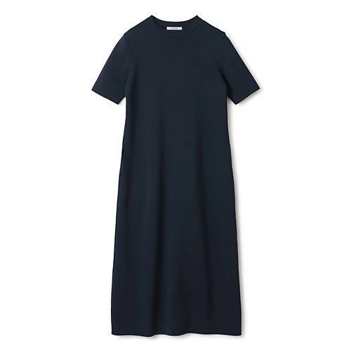 【スローン/SLOANE】の14Gミラノリブ 半袖クルーネックワンピース 人気、トレンドファッション・服の通販 founy(ファニー) 　ファッション　Fashion　レディースファッション　WOMEN　ワンピース　Dress　シェイプ　Shape　ドレープ　Drape　フィット　Fit　ミラノリブ　Milan Ribs　エレガント 上品　Elegant　半袖　Short Sleeve　夏　Summer　抗菌　Antibacterial　洗える　Washable　 other-1|ID: prp329100004551139 ipo3291000000032166961