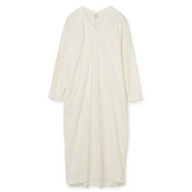 【ゼロエイトサーカス/08sircus】のLotus cross jersey tuck dress 人気、トレンドファッション・服の通販 founy(ファニー) ファッション Fashion レディースファッション Fashion for Women ワンピース Dresses フォーマル・パーティードレス・結婚式用ドレス Elegant & Casual Dresses インド Indian Textile カットソー Cut and Sewn Top ドレス Dress, One-Piece フロント Front, Front Design 洗える Machine Washable |ID:prp329100004551149