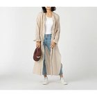 【カバナ/Cabana】の【HPS別注&復刻】リネンフリルシャツワンピース ベージュ|ID: prp329100004551157 ipo3291000000032167075