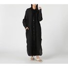 【カバナ/Cabana】の【HPS別注&復刻】リネンフリルシャツワンピース 【別注】ブラック|ID: prp329100004551157 ipo3291000000032355243