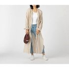 【カバナ/Cabana】の【HPS別注&復刻】リネンフリルシャツワンピース ベージュ|ID: prp329100004551157 ipo3291000000032355244
