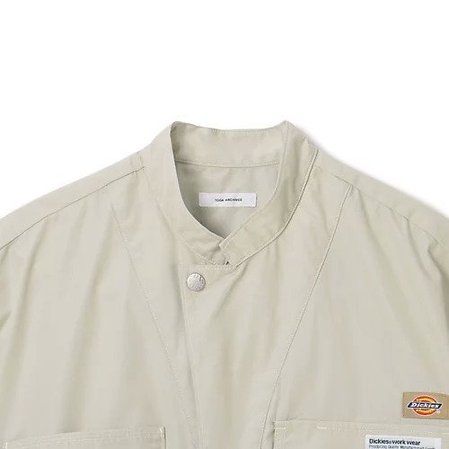 【トーガアルシーヴ/TOGA ARCHIVES】のLong shirt Dickies SP 人気、トレンドファッション・服の通販 founy(ファニー) 　ファッション　Fashion　レディースファッション　WOMEN　トップス・カットソー　Tops/Tshirt　シャツ/ブラウス　Shirts/Blouses　キュプラ　Cupra　スポーティ　Sporty　ツイル　Twill　フラップ　Flap　ポケット　Pocket　メタル　Metal　ロング　Long　ワーク　Work　半袖　Short Sleeve　other-3|ID: prp329100004551161 ipo3291000000032350158