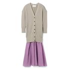 【アキラナカ/AKIRANAKA】のLuz combination cardigan dress 人気、トレンドファッション・服の通販 founy(ファニー) ファッション Fashion レディースファッション Fashion for Women トップス・カットソー Cut & Sew Tops カーディガン・羽織り Layered Style Cardigans ワンピース Dresses フォーマル・パーティードレス・結婚式用ドレス Elegant & Casual Dresses 2023年 2023 2023春夏・S/S Spring/Summer 2023 SS23 エレガント 上品 Elegant カーディガン Cardigan, Knitwear ドッキング Docking, Mixed Material ドレス Dress, One-Piece ミックス Mix, Mixed Style ルーズ Loose, Oversized ワイドリブ Wide Rib, Wide Ribbed Knit 今季 This Season, Current Season thumbnail BEIGE&#215;PINK|ID: prp329100004551163 ipo3291000000033328723
