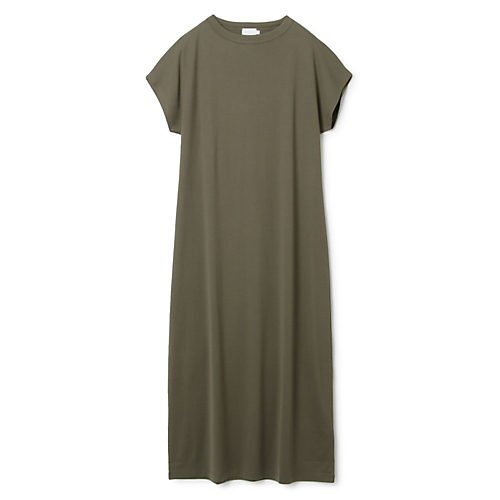 【ハンドバーク/handvaerk】のCAP SLEEVE DRESS インテリア・キッズ・メンズ・レディースファッション・服の通販 founy(ファニー) 　ファッション　Fashion　レディースファッション　Ladies' Fashion Online　トップス・カットソー　Tops/Tshirt　ワンピース　Dress　ドレス　Party Dresses　キャップ　Cap　シンプル　Simple　スリーブ　Sleeve　マキシ　Maxi　夏　Summer　春　Spring　S/S・春夏　Ss・Spring/Summer　洗える　Washable　ARMY GREEN|ID: prp329100004551167 ipo3291000000032634052
