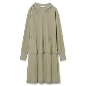 【マラミュート/MALAMUTE】のpleated onepiece 人気、トレンドファッション・服の通販 founy(ファニー) ファッション Fashion レディースファッション Fashion for Women エレガント 上品 Elegant カッティング Cutting Detail デコルテ Décolleté, Neckline |ID:prp329100004551172