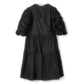 【セシリー バンセン/CECILIE BAHNSEN】 VERMONT DRESS COTTON人気、トレンドファッション・服の通販 founy(ファニー) ファッション Fashion レディースファッション Fashion for Women ワンピース Dresses フォーマル・パーティードレス・結婚式用ドレス Elegant & Casual Dresses カシュクール Wrap Design ギャザー Gathered, Ruffled ティアード Tiered, Tiered Style ドレス Dress, One-Piece バランス Balance, Style Balance フリル Frill, Ruffle ミドル Middle Length, Mid Height ラッフル Ruffle, Frill 洗える Machine Washable |ID:prp329100004551173