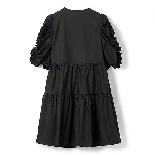 【セシリー バンセン/CECILIE BAHNSEN】のVERMONT DRESS COTTON 人気、トレンドファッション・服の通販 founy(ファニー) 　ファッション　Fashion　レディースファッション　Fashion for Women　ワンピース　Dresses　フォーマル・パーティードレス・結婚式用ドレス　Elegant & Casual Dresses　カシュクール　Wrap Design　ギャザー　Gathered, Ruffled　ティアード　Tiered, Tiered Style　ドレス　Dress, One-Piece　バランス　Balance, Style Balance　フリル　Frill, Ruffle　ミドル　Middle Length, Mid Height　ラッフル　Ruffle, Frill　洗える　Machine Washable　other-2|ID: prp329100004551173 ipo3291000000033061180