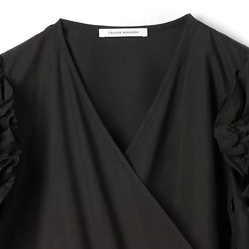 【セシリー バンセン/CECILIE BAHNSEN】のVERMONT DRESS COTTON 人気、トレンドファッション・服の通販 founy(ファニー) 　ファッション　Fashion　レディースファッション　Fashion for Women　ワンピース　Dresses　フォーマル・パーティードレス・結婚式用ドレス　Elegant & Casual Dresses　カシュクール　Wrap Design　ギャザー　Gathered, Ruffled　ティアード　Tiered, Tiered Style　ドレス　Dress, One-Piece　バランス　Balance, Style Balance　フリル　Frill, Ruffle　ミドル　Middle Length, Mid Height　ラッフル　Ruffle, Frill　洗える　Machine Washable　other-3|ID: prp329100004551173 ipo3291000000033061181