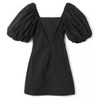 【ガニー/GANNI】のCotton Poplin Twisted Sleeve Mini Dress Black|ID: prp329100004551179 ipo3291000000033856669