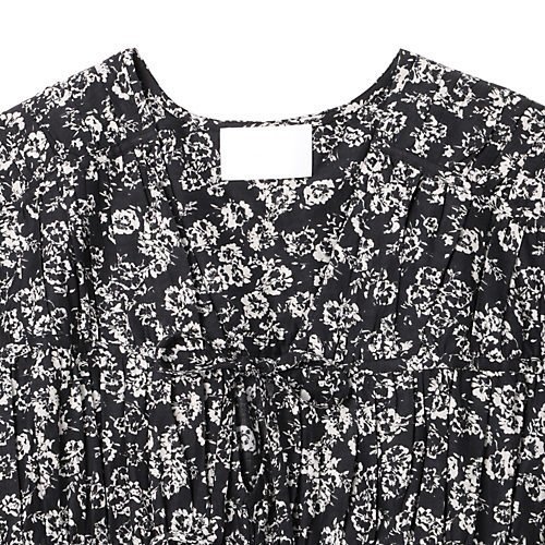 【マーレット/MERLETTE】のLASSE PRINT 人気、トレンドファッション・服の通販 founy(ファニー) 　ファッション　Fashion　レディースファッション　Fashion for Women　2024年　2024　2024春夏・S/S　Spring/Summer 2024 SS24　インド　Indian Textile　デコルテ　Décolleté, Neckline　バランス　Balance, Style Balance　フラワー　Flower, Floral　プリント　Print, Printed Pattern　モノトーン　Monotone, Black and White　リボン　Ribbon, Bow　ヴィンテージ　Vintage Style　洗える　Machine Washable　other-3|ID: prp329100004551181 ipo3291000000032705047