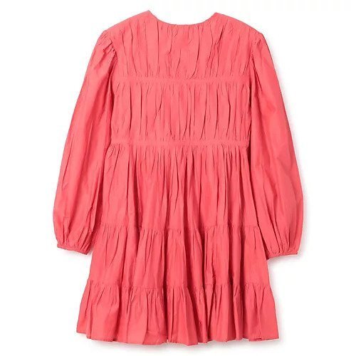 【マーレット/MERLETTE】のLASSE 人気、トレンドファッション・服の通販 founy(ファニー) 　ファッション　Fashion　レディースファッション　Fashion for Women　2024年　2024　2024春夏・S/S　Spring/Summer 2024 SS24　インド　Indian Textile　ギャザー　Gathered, Ruffled　ティアード　Tiered, Tiered Style　デコルテ　Décolleté, Neckline　ドレス　Dress, One-Piece　リボン　Ribbon, Bow　洗える　Machine Washable　other-2|ID: prp329100004551182 ipo3291000000032705056