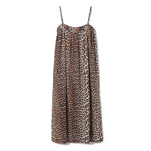 【ガニー/GANNI】のPrinted Cotton Midi Strap Dress インテリア・キッズ・メンズ・レディースファッション・服の通販 founy(ファニー) https://founy.com/ ファッション Fashion レディースファッション WOMEN ワンピース Dress ドレス Party Dresses 2024年 2024 2024春夏・S/S Ss,Spring/Summer,2024 ドレス Dress ノースリーブ No Sleeve ラップ Wrap レオパード Leopard 夏 Summer 洗える Washable |ID: prp329100004551188 ipo3291000000032355718