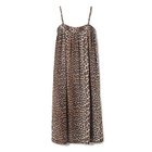 【ガニー/GANNI】のPrinted Cotton Midi Strap Dress Leopard|ID: prp329100004551188 ipo3291000000032355719