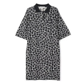【メゾン キツネ/MAISON KITSUNE】 ABSTRACT DAISY JACQUARD POLO DRESS人気、トレンドファッション・服の通販 founy(ファニー) ファッション Fashion レディースファッション WOMEN ワンピース Dress ドレス Party Dresses 2024年 2024 2024春夏・S/S Ss,Spring/Summer,2024 ジャカード Jacquard バランス Balance フェミニン Feminine フラワー Flower プリント Print リネン Linen 洗える Washable |ID:prp329100004551191