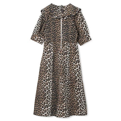 【ガニー/GANNI】のDresses 人気、トレンドファッション・服の通販 founy(ファニー) 　ファッション　Fashion　レディースファッション　WOMEN　ワンピース　Dress　ドレス　Party Dresses　ドレス　Dress　フェイス　Face　レオパード　Leopard　洗える　Washable　other-2|ID: prp329100004551199 ipo3291000000032355947