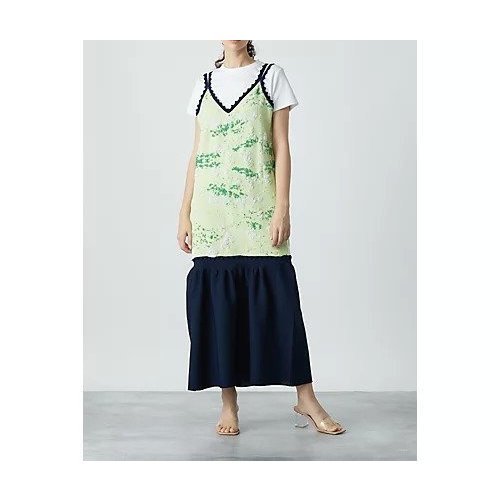 【マラミュート/MALAMUTE】のajisai flower dress 人気、トレンドファッション・服の通販 founy(ファニー) 　ファッション　Fashion　レディースファッション　Fashion for Women　ワンピース　Dresses　フォーマル・パーティードレス・結婚式用ドレス　Elegant & Casual Dresses　2023年　2023　2023春夏・S/S　Spring/Summer 2023 SS23　エレガント 上品　Elegant　ジャカード／ジャガード　Jacquard, Woven Pattern　テクスチャー　Texture, Textured Fabric　ドレス　Dress, One-Piece　モチーフ　Motif, Design Theme　ラップ　Wrap, Wrap Design　レース　Lace, Lace Fabric　other-2|ID: prp329100004551202 ipo3291000000033513390
