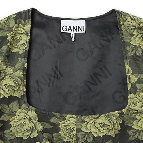 【ガニー/GANNI】のJacquard Suiting Mini Dress 人気、トレンドファッション・服の通販 founy(ファニー) 　ファッション　Fashion　レディースファッション　WOMEN　ワンピース　Dress　ドレス　Party Dresses　2023年　2023　2023春夏・S/S　Ss,Spring/Summer,2023　エレガント 上品　Elegant　ジャカード　Jacquard　スクエア　Square　チェック　Check　マキシ　Maxi　リュクス　Luxe　ローズ　Rose　洗える　Washable　other-3|ID: prp329100004551205 ipo3291000000032356023