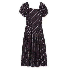 【マーレット/MERLETTE】 ”MINERVA”GINGHAM EMBROIDERED DROP WAIST DRESS WITH SHORT PUFF SLEEVE人気、トレンドファッション・服の通販 founy(ファニー) ファッション Fashion レディースファッション WOMEN トップス・カットソー Tops/Tshirt ワンピース Dress ドレス Party Dresses ギンガム Gingham スクエア Square スリーブ Sleeve チェック Check ドレス Dress フォルム Form フレア Flare |ID:prp329100004551207