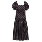 【マーレット/MERLETTE】の”MINERVA”GINGHAM EMBROIDERED DROP WAIST DRESS WITH SHORT PUFF SLEEVE 人気、トレンドファッション・服の通販 founy(ファニー) ファッション Fashion レディースファッション WOMEN トップス・カットソー Tops/Tshirt ワンピース Dress ドレス Party Dresses ギンガム Gingham スクエア Square スリーブ Sleeve チェック Check ドレス Dress フォルム Form フレア Flare thumbnail BLACK/DAMSON|ID: prp329100004551207 ipo3291000000032167387