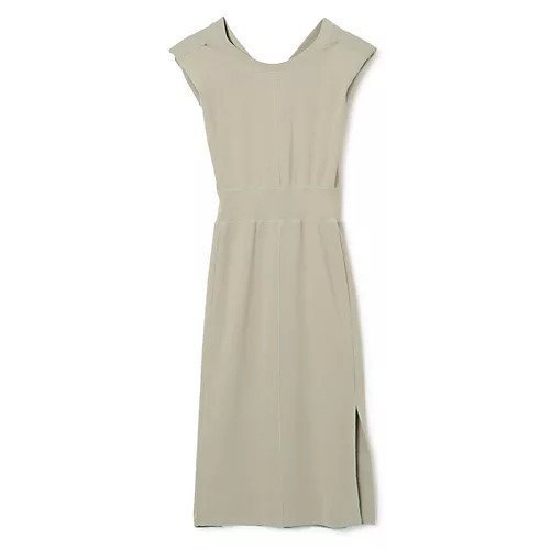 【クワギ/QUWAGI】のSHOULDER DRESS インテリア・キッズ・メンズ・レディースファッション・服の通販 founy(ファニー) 　ファッション　Fashion　レディースファッション　WOMEN　ワンピース　Dress　ドレス　Party Dresses　スリット　Slit　スリム　Slim　ドレス　Dress　フェミニン　Feminine　ロング　Long　洗える　Washable　FOG GREEN|ID: prp329100004551210 ipo3291000000032355503