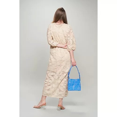 【バイ マレーネ ビルガー/BY MALENE BIRGER】のDYPSIA DRESS 人気、トレンドファッション・服の通販 founy(ファニー) 　ファッション　Fashion　レディースファッション　WOMEN　ワンピース　Dress　ドレス　Party Dresses　スリット　Slit　トリミング　Trimming　ドレス　Dress　パイピング　Piping　パターン　Pattern　マキシ　Maxi　メッシュ　Mesh　other-3|ID: prp329100004551214 ipo3291000000032355536