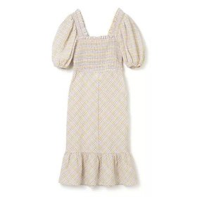 【ガニー/GANNI】 Seersucker Check Dress人気、トレンドファッション・服の通販 founy(ファニー) ファッション Fashion レディースファッション Fashion for Women ワンピース Dresses フォーマル・パーティードレス・結婚式用ドレス Elegant & Casual Dresses ガーリー Girly, Feminine Style クラシカル Classical, Vintage-Inspired チェック Check, Plaid, Tartan ドレス Dress, One-Piece フィット Fit, Slim Fit フリル Frill, Ruffle マーメイド Mermaid, Fishtail Silhouette 洗える Machine Washable |ID:prp329100004551215