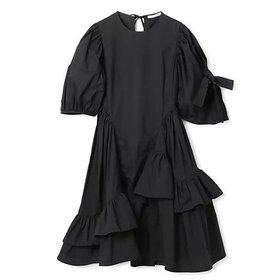 【セシリー バンセン/CECILIE BAHNSEN】 DANITA DRESS COTTON人気、トレンドファッション・服の通販 founy(ファニー) ファッション Fashion レディースファッション Fashion for Women ワンピース Dresses フォーマル・パーティードレス・結婚式用ドレス Elegant & Casual Dresses 2023年 2023 2023春夏・S/S Spring/Summer 2023 SS23 アシンメトリー Asymmetrical Style ガーリー Girly, Feminine Style ギャザー Gathered, Ruffled ドレス Dress, One-Piece バルーン Balloon, Balloon Silhouette フレア Flare, Flared リボン Ribbon, Bow 洗える Machine Washable |ID:prp329100004551223