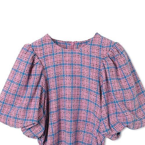 【ガニー/GANNI】のCheck Suiting Mini Dress 人気、トレンドファッション・服の通販 founy(ファニー) 　ファッション　Fashion　レディースファッション　WOMEN　ワンピース　Dress　ドレス　Party Dresses　2023年　2023　2023-2024秋冬・A/W　Aw/Autumn/Winter//Fw/Fall-Winter/2023-2024　クラシック　Classic　スリーブ　Sleeve　チェック　Check　ドレス　Dress　ミックス　Mix　洗える　Washable　other-3|ID: prp329100004551226 ipo3291000000032355619