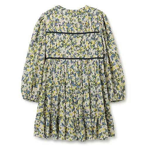 【マーレット/MERLETTE】のLASSE PRINT 人気、トレンドファッション・服の通販 founy(ファニー) 　ファッション　Fashion　レディースファッション　Fashion for Women　2023年　2023　2023-2024秋冬・A/W　Autumn/Winter 2023–24 AW23–24　ギャザー　Gathered, Ruffled　チェック　Check, Plaid, Tartan　ティアードワンピース　Tiered Dress, Flared Dress　フラワー　Flower, Floral　フレア　Flare, Flared　プリント　Print, Printed Pattern　リボン　Ribbon, Bow　洗える　Machine Washable　other-2|ID: prp329100004551227 ipo3291000000032705034