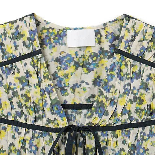【マーレット/MERLETTE】のLASSE PRINT 人気、トレンドファッション・服の通販 founy(ファニー) 　ファッション　Fashion　レディースファッション　Fashion for Women　2023年　2023　2023-2024秋冬・A/W　Autumn/Winter 2023–24 AW23–24　ギャザー　Gathered, Ruffled　チェック　Check, Plaid, Tartan　ティアードワンピース　Tiered Dress, Flared Dress　フラワー　Flower, Floral　フレア　Flare, Flared　プリント　Print, Printed Pattern　リボン　Ribbon, Bow　洗える　Machine Washable　other-3|ID: prp329100004551227 ipo3291000000032705036