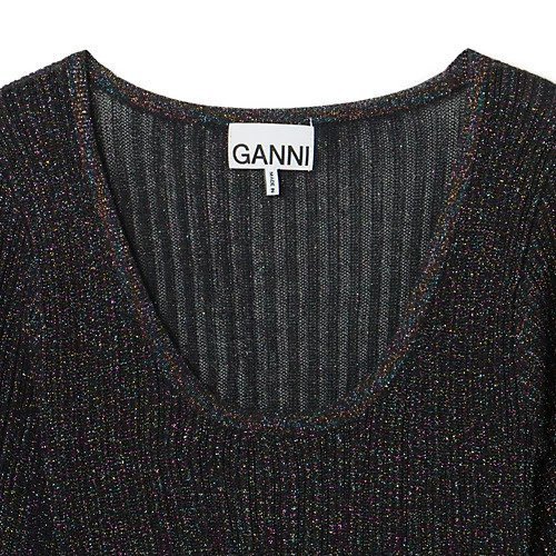 【ガニー/GANNI】のSparkle Rib Maxi Dress 人気、トレンドファッション・服の通販 founy(ファニー) 　ファッション　Fashion　レディースファッション　Fashion for Women　ワンピース　Dresses　フォーマル・パーティードレス・結婚式用ドレス　Elegant & Casual Dresses　マキシ丈ワンピース・ロングドレス　Maxi Dresses / Long One-Pieces　2023年　2023　2023-2024秋冬・A/W　Autumn/Winter 2023–24 AW23–24　スリーブ　Sleeve, Long Sleeve / Short Sleeve　ドレス　Dress, One-Piece　バランス　Balance, Style Balance　フレア　Flare, Flared　マキシ　Maxi, Full Length　ラウンド　Round, Round Neck　洗える　Machine Washable　other-3|ID: prp329100004551231 ipo3291000000033329007