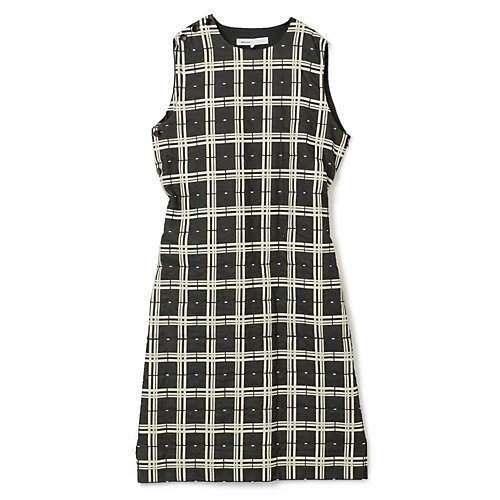 【ゼロエイトサーカス/08sircus】のPigment check bonding dress 人気、トレンドファッション・服の通販 founy(ファニー) 　ファッション　Fashion　レディースファッション　WOMEN　ワンピース　Dress　ドレス　Party Dresses　コンパクト　Compact　チェック　Check　ドレス　Dress　プリント　Print　ボンディング　Bonding　モダン　Modern　 other-1|ID: prp329100004551241 ipo3291000000032167570