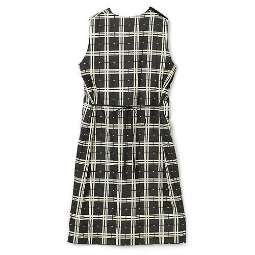 【ゼロエイトサーカス/08sircus】のPigment check bonding dress 人気、トレンドファッション・服の通販 founy(ファニー) 　ファッション　Fashion　レディースファッション　WOMEN　ワンピース　Dress　ドレス　Party Dresses　コンパクト　Compact　チェック　Check　ドレス　Dress　プリント　Print　ボンディング　Bonding　モダン　Modern　other-2|ID: prp329100004551241 ipo3291000000032167574