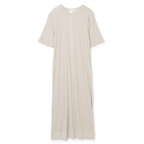 【チノ/CINOH】のHARD TWIST JERSEY BACK SLIT LONG T-SHIRT インテリア・キッズ・メンズ・レディースファッション・服の通販 founy(ファニー) 　ファッション　Fashion　レディースファッション　WOMEN　トップス・カットソー　Tops/Tshirt　シャツ/ブラウス　Shirts/Blouses　ロング / Tシャツ　T-Shirts　おすすめ　Recommend　インド　India　カットソー　Cut And Sew　スリット　Slit　ドレープ　Drape　ロング　Long　エレガント 上品　Elegant　別注　Special Order　吸水　Water Absorption　夏　Summer　定番　Standard　GRAY|ID: prp329100004551246 ipo3291000000032349395