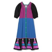【ミュベール/MUVEIL】のドールプリントワンピース 人気、トレンドファッション・服の通販 founy(ファニー) ファッション Fashion レディースファッション Fashion for Women ワンピース Dresses ガーリー Girly, Feminine Style ギャザー Gathered, Ruffled スクエア Square, Square Shape プリント Print, Printed Pattern 洗える Machine Washable |ID:prp329100004551247