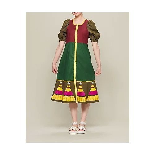 【ミュベール/MUVEIL】のドールプリントワンピース 人気、トレンドファッション・服の通販 founy(ファニー) 　ファッション　Fashion　レディースファッション　Fashion for Women　ワンピース　Dresses　ガーリー　Girly, Feminine Style　ギャザー　Gathered, Ruffled　スクエア　Square, Square Shape　プリント　Print, Printed Pattern　洗える　Machine Washable　other-2|ID: prp329100004551247 ipo3291000000033343692