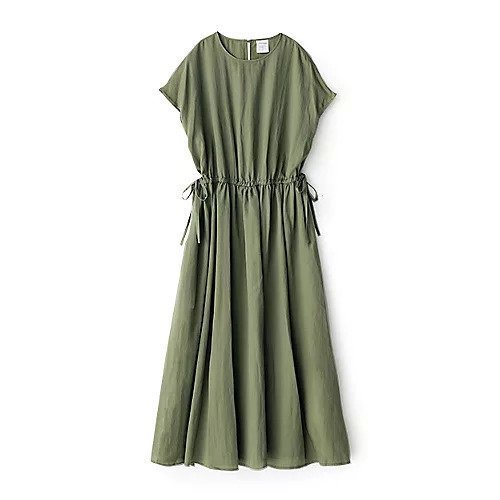 【トゥエルブクローゼット/12closet】の【洗える】ウエストギャザーワンピース 人気、トレンドファッション・服の通販 founy(ファニー) 　ファッション　Fashion　レディースファッション　WOMEN　ワンピース　Dress　ギャザー　Gather　ツイル　Twill　フレンチ　French　リボン　Ribbon　洗える　Washable　other-3|ID: prp329100004551251 ipo3291000000032167631
