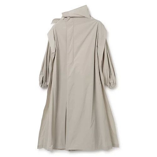 【トーガ/TOGA】のPolyester twill dress 人気、トレンドファッション・服の通販 founy(ファニー) 　ファッション　Fashion　レディースファッション　WOMEN　ワンピース　Dress　ドレス　Party Dresses　アシンメトリー　Asymmetry　ギャザー　Gather　スタンド　Stand　ツイル　Twill　フェミニン　Feminine　フロント　Front　リボン　Ribbon　other-2|ID: prp329100004551259 ipo3291000000032167668