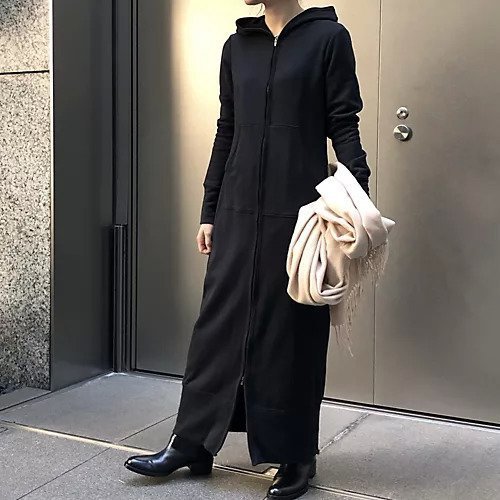 【エクラ/eclat】のロングパーカ 人気、トレンドファッション・服の通販 founy(ファニー) 　ファッション　Fashion　レディースファッション　Ladies' Fashion Online　トップス・カットソー　Tops/Tshirt　パーカ　Sweats　コンパクト　Compact　ジップ　Zip　スタンド　Stand　フロント　Front　ポケット　Pocket　人気　Popularity　別注　Special Order　洗える　Washable　other-2|ID: prp329100004551260 ipo3291000000032631892