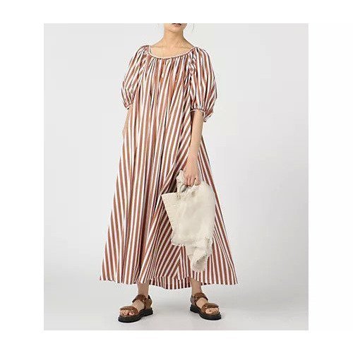 【ウーア/Uhr】のPuff Sleeve Off-shoulder Dress インテリア・キッズ・メンズ・レディースファッション・服の通販 founy(ファニー) https://founy.com/ ファッション Fashion レディースファッション WOMEN トップス・カットソー Tops/Tshirt ワンピース Dress ドレス Party Dresses オフショルダー Off Shoulder ストライプ Stripe ドレス Dress 夏 Summer 無地 Plain Color |ID: prp329100004551262 ipo3291000000032167678
