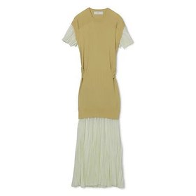 【トーガ プルラ/TOGA PULLA】のHigh gauge knit dress 1 人気、トレンドファッション・服の通販 founy(ファニー) ファッション Fashion レディースファッション WOMEN トップス・カットソー Tops/Tshirt ニット Knit Tops ワンピース Dress ドレス Party Dresses 2022年 2022 2022 春夏 S/S Ss,Spring/Summer,2022 コンビ Combination ドッキング Docking マキシ Maxi |ID:prp329100004551265